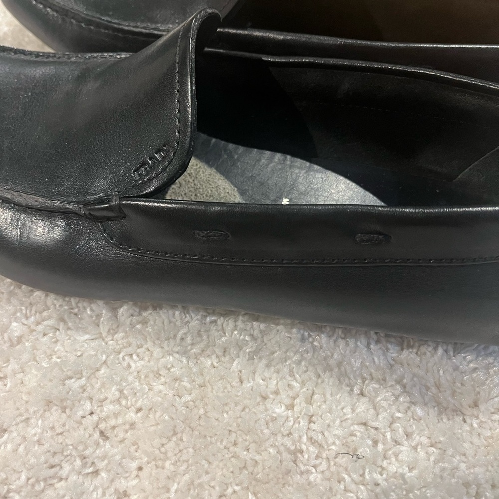 Prada Black Slip On Driving Loafer size10Leather - Picture 10 of 10